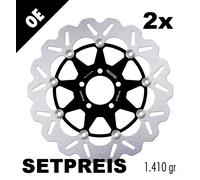 Disco Galfer Saluto nuoto DF169CW 310 x 5 mm Set anteriore 2x