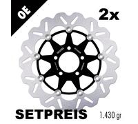 Disco Galfer Saluto nuoto DF314CW 310 x 5 mm Set anteriore 2x