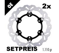 Disco Galfer Saluto nuoto DF448FLW 298 x 4,5 mm Set anteriore 2x