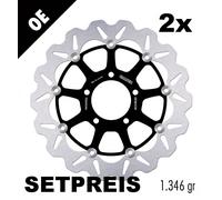 Disco Galfer Saluto nuoto DF661CW 320 x 4,5 mm Set anteriore 2x