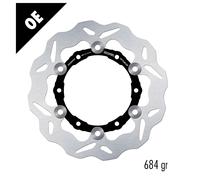 Galfer Df704flw Wave Floating Brake Disc Argento 220 x 4 mm