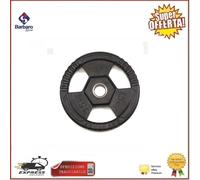 Toorx Disco Olimpionico Ghisa Gommato DGG-TG15 Tri Grip Foro 50mm 15KG Palestra