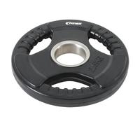 Disco Peso in Ghisa Gommato Dischi Palestra Bilanciere Olimpico Foro 50mm Piastra Tri-Grip da 2.5 a 20 kg (2.5, 1 disco)