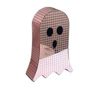 Disco Ghost Decor - Halloween Disco Ghost Decor | Disc0o Ghostt Decors, Mirror Discoo Table Decoration Glitter Spooky Ghostt Sign,Spooky Holiday Decoration for Shelf Bedroom Living Room Bookshelf
