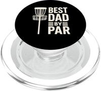 Disco Golf Festa del Papà Best Dad By Par Frisbee Golf Disk PopSockets PopGrip per MagSafe