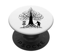 Disco Golf Frolf Giocatore Ace Of Spades Albero Mettere Golfer PopSockets PopGrip Adesivo