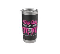 Disco Golf Player Mom The Disc Golf Lover Disc Golf Player Bicchiere termico in acciaio inox doppia parete