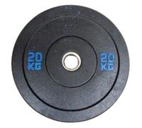 Disco Gommato Olimpico Hi-Temp Bumper 20 KG - Colore Puntini