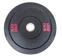 Disco Gommato Olimpico Hi-Temp Bumper 25 KG - Colore Puntini