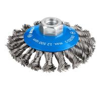 Bosch Spazzola a cono Heavy for Metal, filo annodato, 100mm 0,5mm 12500 rpm M14 Quantità:1