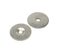 Disco In Acciaio Contrastano Per L'Uso Di Magneti, Appendi O Bombolette - 34mm Dia x 2mm Di Spessore x 6,2mm - Pacco Di 10