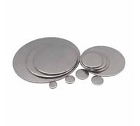 Disco in acciaio inossidabile 304, Piastra Tonda In Acciaio Inossidabile 304 Diametro 22mm-60mm Spessore 2,7mm Confezione Da 9 Pezzi(22mm (5Pcs))