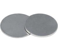 Disco in Acciaio Inossidabile, Disco in Metallo, Foglio Rotondo in Acciaio Inossidabile, Diametro 27mm-33mm Disco Piatto Circolare Foglio Distanziatore Rotondo, Spessore 1,1 /, 32mm*1.8mm 5pcs