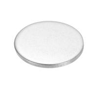 Disco in acciaio inox, 1-25/32\" diam.x0.12\" spess per tagliandi, 4 pezzi