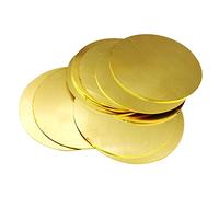 Disco in alluminio, Guarnizione in ottone H62 da 5 pezzi, diametro disco 20 mm, spessore 0,5-2 mm(20x2mm)