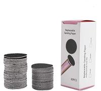 Disco in carta abrasiva per piedi,60 pezzi/scatola di ricambio usa e getta per levigare i dischi di carta Disco pad per strumento elettrico per pedicure,Accessori per macchine per la cura dei piedi