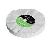 DISCO IN COTONE DI FLANELLA PER LUCIDARE PULIRE ACCIAIO CROMO ALLUMINIO OTTONE 2