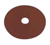 Disco In Fibra Con Supporto Sealey Ø125Mm - 80Grit Confezione Da 25 WSD580