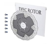 Disco in fibra di carbonio per bici da strada e mountain bike, progettato per un'efficiente dissipazione del calore e una risposta costante alla frenata (sei chiodi da 140 mm)
