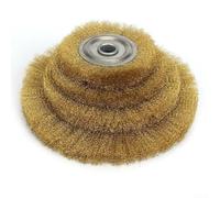 Disco in filo di ottone piatto morbido per smerigliatrici, 100 dimensioni 250 mm, perfetta per la preparazione e la lucidatura delle superfici (125 mm x 16 mm)