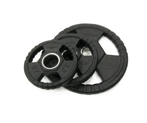 DISCO in GHISA NERA GOMMATO TRI GRIP FORO Ø 50mm boccola inox svasata TOORX