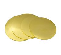 Disco in ottone, lastra rotonda, cerchio solido in Brass Disc Round Plate Sheet,H62 Copper Alloy Solid Circle,Thickness 1Mm,10-45Mm Diameter,2Pcs,30mm(15mm)