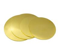 Disco in ottone, lastra rotonda, cerchio solido in Brass Round Plate Sheets, 1.5Mm Thickness X60/70/80Mm Diameter H62 Brass Metal Sheet for Crafts, Models, Repairs, 2Pcs,1.5 * 80mm 2(1.5 * 60mm 2)