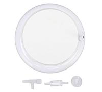 Disco in pietra d’aria per acquario, diffusore di bolle d’aria per vasca di pesci, pietra d’ossigeno in ceramica di alta qualità per un’aerazione silenziosa con nebbia densa - simi