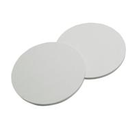 Disco in plastica bianca opaca Disco tondo in ABS bianco 2 pezzi diametro 300 mm spessore 1-5 for fai da te(Thickness 4mm)