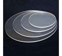 Disco in PMMA CRYLUX COLATO trasparente Dischi 10mm, 1cm Taglio Laser Tondo cerchio rotondo varie misure da 5cm a 90cm diametro (DIAMETRO 20cm)