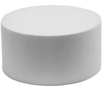 Disco in POLISTIROLO - D 35 x H 10cm - Tondo Alto per basi Torte e Dolci o Topper Finti - Base Tonda in POLISTIROLO espanso - Ideale da Rivestire in Pasta di Zucchero ECC. - Altezza 10cm