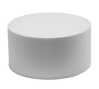 Disco in POLISTIROLO espanso 35 X H20 Base Tonda per torte,Dolci o Topper Finti