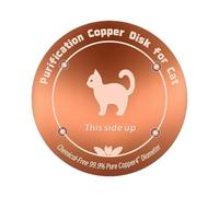 Disco In Rame Per Bagno | Disco Universale Rinforzato In Rame Da 10 Cm | Abbeveratoio Per,Adatto A Fringuelli Pet Pappagalli Monaci Voliera Giardino Casa Cortile Paesaggismo