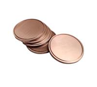 Disco in rame T2 | Oro rosa, dimensioni multiple, lavorazione dei metalli di precisione(20x1mm 2 Pcs)