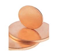 Disco in rame T2 | Utilizzo di più pezzi: for stampaggio, taglio, dissipazione del calore(0.8xDia50mm 2pcs)