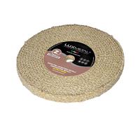 DISCO IN SISAL PURA 300 PRE LUCIDATURA LUCIDARE METALLI OTTONE ACCIAIO ALLUMINIO