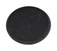 Disco in spugna lucidante per smerigliatura grossolana e fine e lucidatura per ossidazione automobilistica, ruota per ceretta auto da 14 cm, colore nero, giallo, rosso, taglio e levigatura (nero)