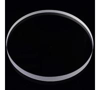 Disco in vetro di quarzo trasparente ultravioletto for rilevamento di fluorescenza ad alta temperatura - for esperimenti con raggi infrarossi(10x2mm 10pcs)