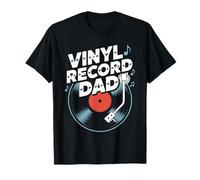 Disco in vinile da collezione "Dad" per festa del papà, 45 giri al minuto Maglietta