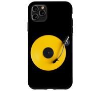 Disco in vinile giallo, vinile retrò design, platino DJ, pop Custodia per iPhone 11 Pro Max