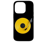 Disco in vinile giallo, vinile retrò design, platino DJ, pop Custodia per iPhone 14 Pro