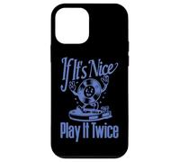 Disco in vinile "If It's Nice Play It Twice" Custodia per iPhone 12 mini