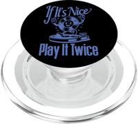 Disco in vinile "If It's Nice Play It Twice" PopSockets PopGrip per MagSafe