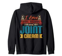 Disco in vinile Joint Cream Funny Retired Humor Retirement Felpa con Cappuccio