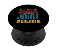 Disco in vinile Joint Cream Funny Retired Humor Retirement PopSockets PopGrip Adesivo