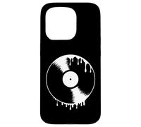 Disco in vinile, musica, 33 giri/min, liquido fluido vintage retrò Custodia per iPhone 15 Pro