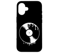 Disco in vinile, musica, 33 giri/min, liquido fluido vintage retrò Custodia per iPhone 16