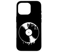 Disco in vinile, musica, 33 giri/min, liquido fluido vintage retrò Custodia per iPhone 16 Pro