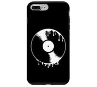 Disco in vinile, musica, 33 giri/min, liquido fluido vintage retrò Custodia per iPhone 7 Plus/8 Plus