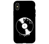 Disco in vinile, musica, 33 giri/min, liquido fluido vintage retrò Custodia per iPhone X/XS